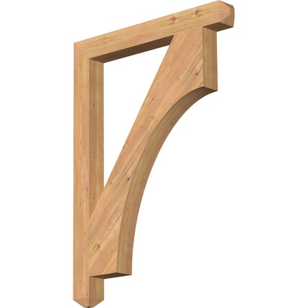 Ekena Millwork Westlake Craftsman Smooth Bracket, Western Red Cedar, 3 1/2"W x 32"D x 44"H BKT04X32X44WTL04SWR